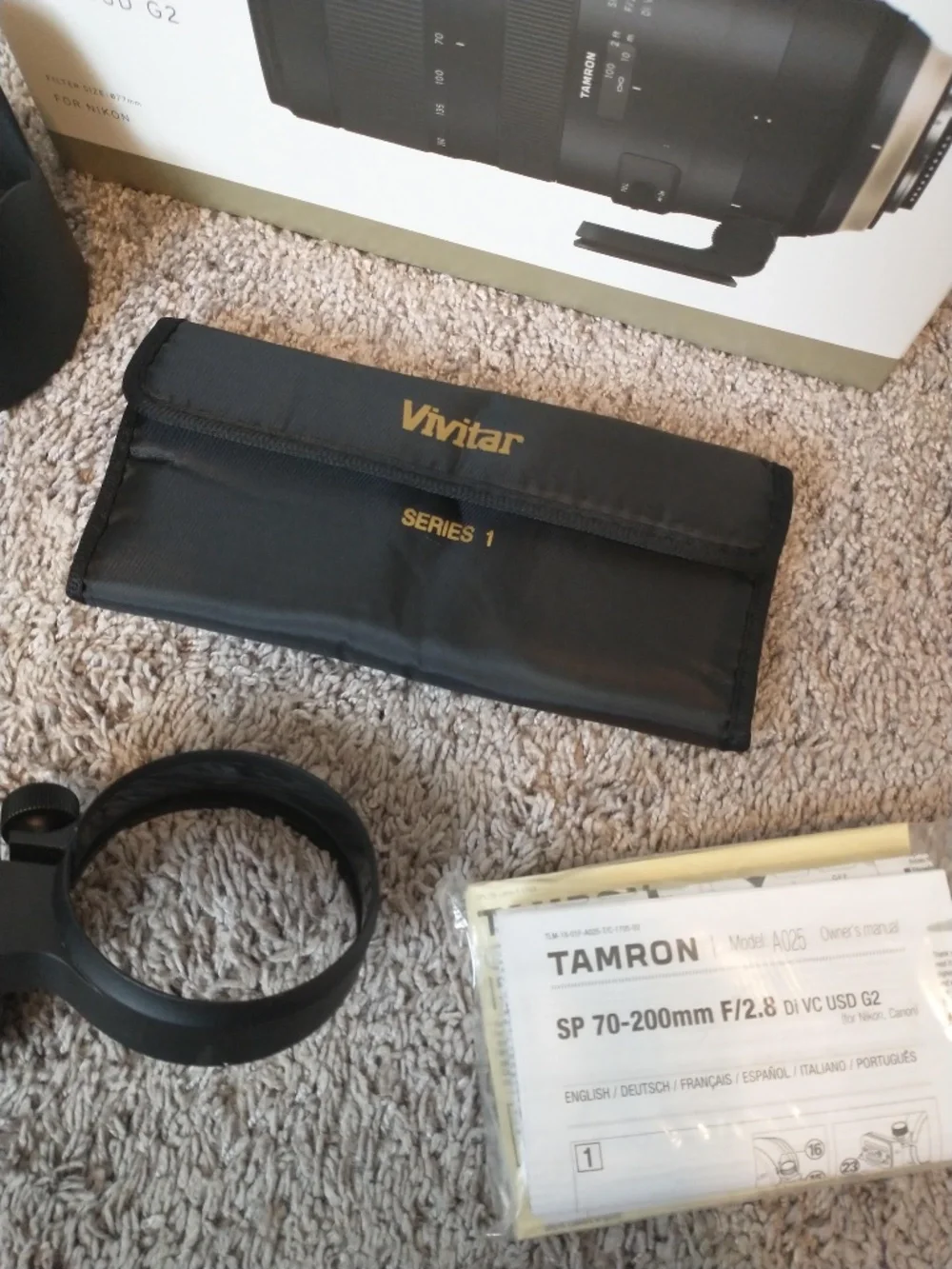 Tamron SP 70-200mm F/2.8 Di VC USD G2 Lens for Nikon Bundle